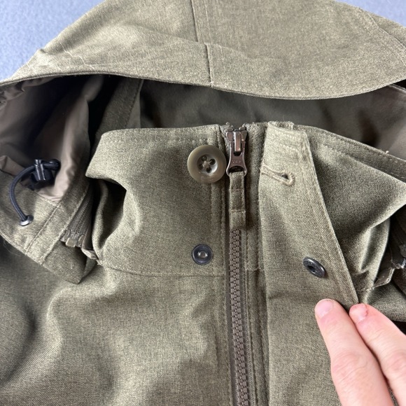 LL Bean Jacket Mens L Green Tek 3-in-1 All Season Parka Hooded Primaloft 284416* - Picture 6 of 14